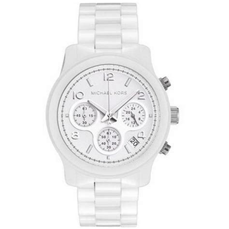 michael kors white watches|mk5161.